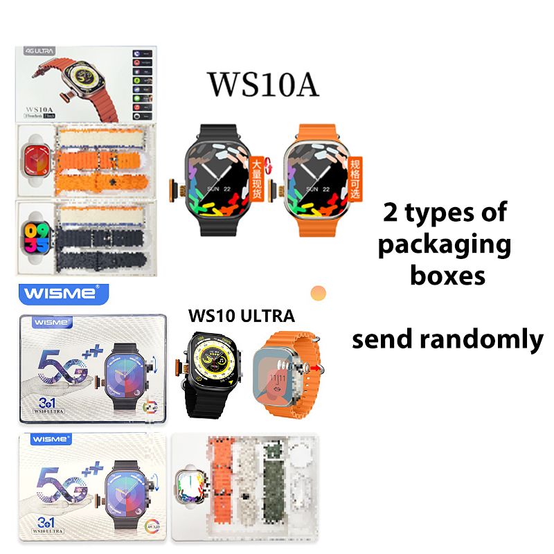 smart watch for men waterproof original smart watch sim slot and wifi for Android iPhone Smart watch Camera WS10 Ultra with Smartwatch for woman APP Download Video Call GPS Google Android Smartwatch