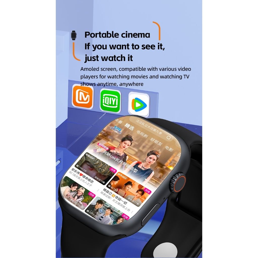 Smartwatches Support SIM Card Camera Waterproof Wristwatch GSM Smart Phone AMOLED Cellular Version CD99 smart watch Bluetooth call with SIM card slot Android IOS Multi-Functions Men Women Smart Watch