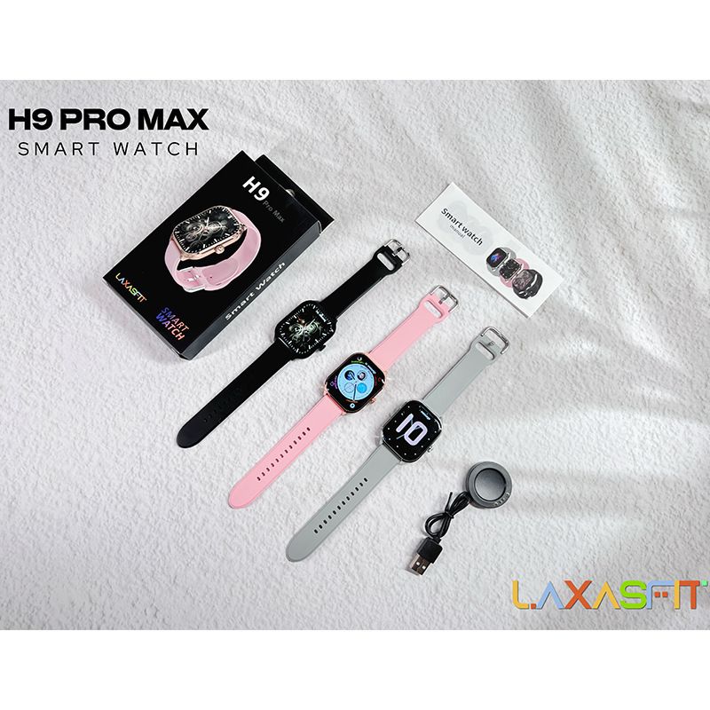 H9 Pro Max Smart watch Women Smartwatch bluetooth call Hear Rater Monitoring Fitness Sports Waterproof Smart Watch For Women Men Smart Watch Fitness Sports watch Women Wrist Watch men Smartwatch Man