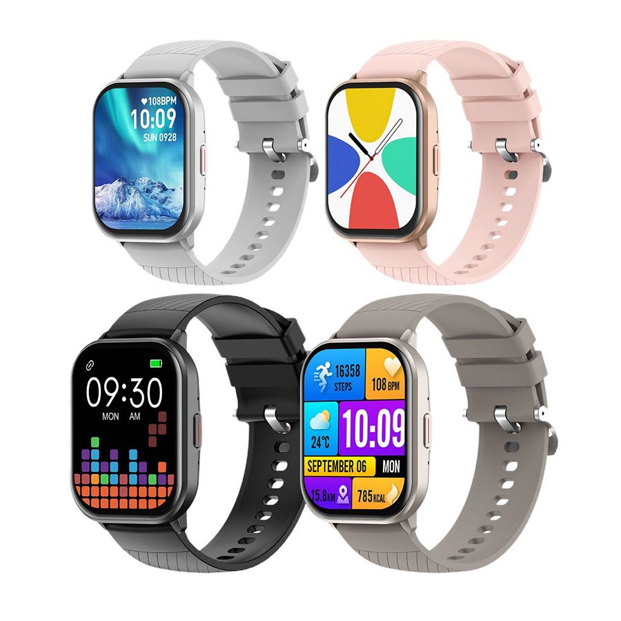 Smart Watch Bluetooth Call Message Reminder Health Monitoring Step calorie tracking Heart Rate Monitoring 2.01'' Full Screen Waterproof Smartwatch Couple Smart watch Men Smartwatch Women Smartwatch