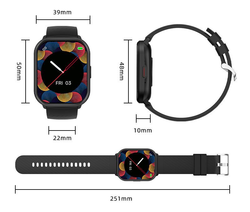 Smart Watch Bluetooth Call Message Reminder Health Monitoring Step calorie tracking Heart Rate Monitoring 2.01'' Full Screen Waterproof Smartwatch Couple Smart watch Men Smartwatch Women Smartwatch