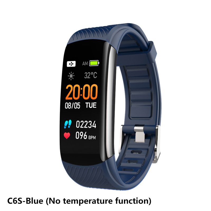 C6S C6T Smart Watch Men Women Smartwatches Bluetooth Call Heart Rate Temperature Monitor Smart Bracelet Sports Smart Watch Fitness Tracker Step Counting Health Monitoring Sports Watch Men's Smartwatch