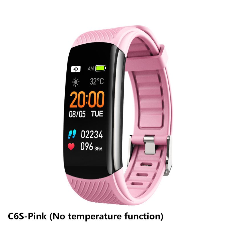 C6S C6T Smart Watch Men Women Smartwatches Bluetooth Call Heart Rate Temperature Monitor Smart Bracelet Sports Smart Watch Fitness Tracker Step Counting Health Monitoring Sports Watch Men's Smartwatch
