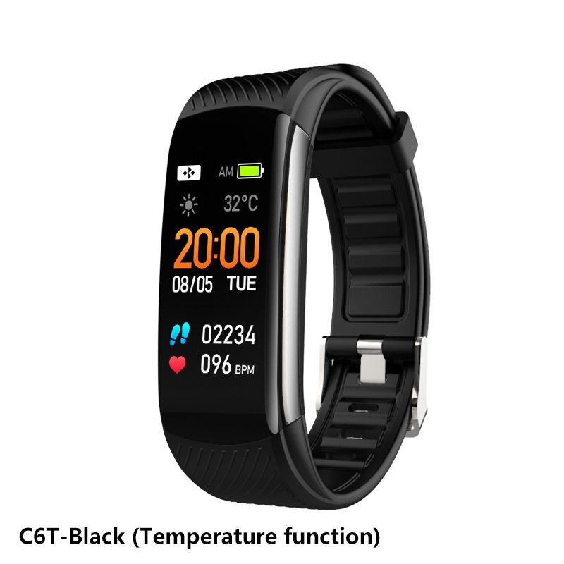 C6S C6T Smart Watch Men Women Smartwatches Bluetooth Call Heart Rate Temperature Monitor Smart Bracelet Sports Smart Watch Fitness Tracker Step Counting Health Monitoring Sports Watch Men's Smartwatch