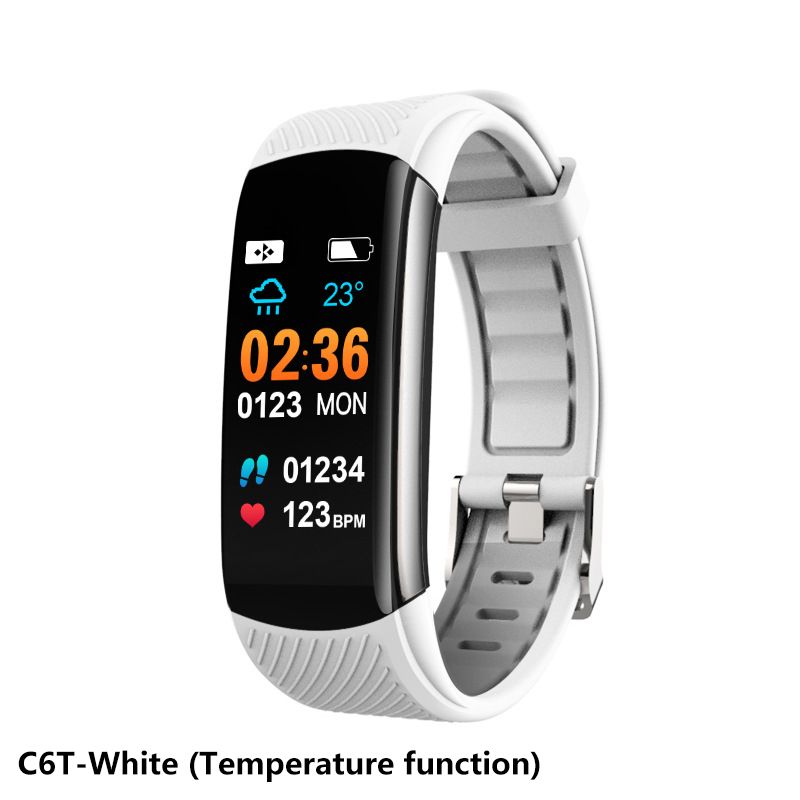 C6S C6T Smart Watch Men Women Smartwatches Bluetooth Call Heart Rate Temperature Monitor Smart Bracelet Sports Smart Watch Fitness Tracker Step Counting Health Monitoring Sports Watch Men's Smartwatch