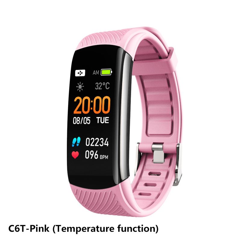 C6S C6T Smart Watch Men Women Smartwatches Bluetooth Call Heart Rate Temperature Monitor Smart Bracelet Sports Smart Watch Fitness Tracker Step Counting Health Monitoring Sports Watch Men's Smartwatch