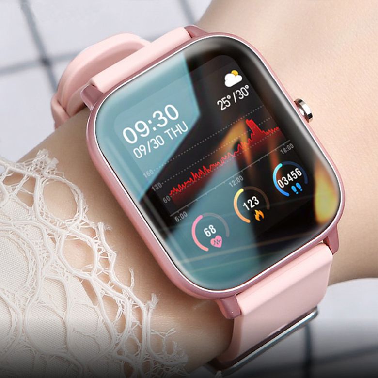 P8 H10 Bluetooth call smart watch heart rate blood pressure Full screen sports smart watch waterproof sports bracelet Men smart watch 1.69inch Touch Control Women Smartwatch Unisex Watches Kids Watch