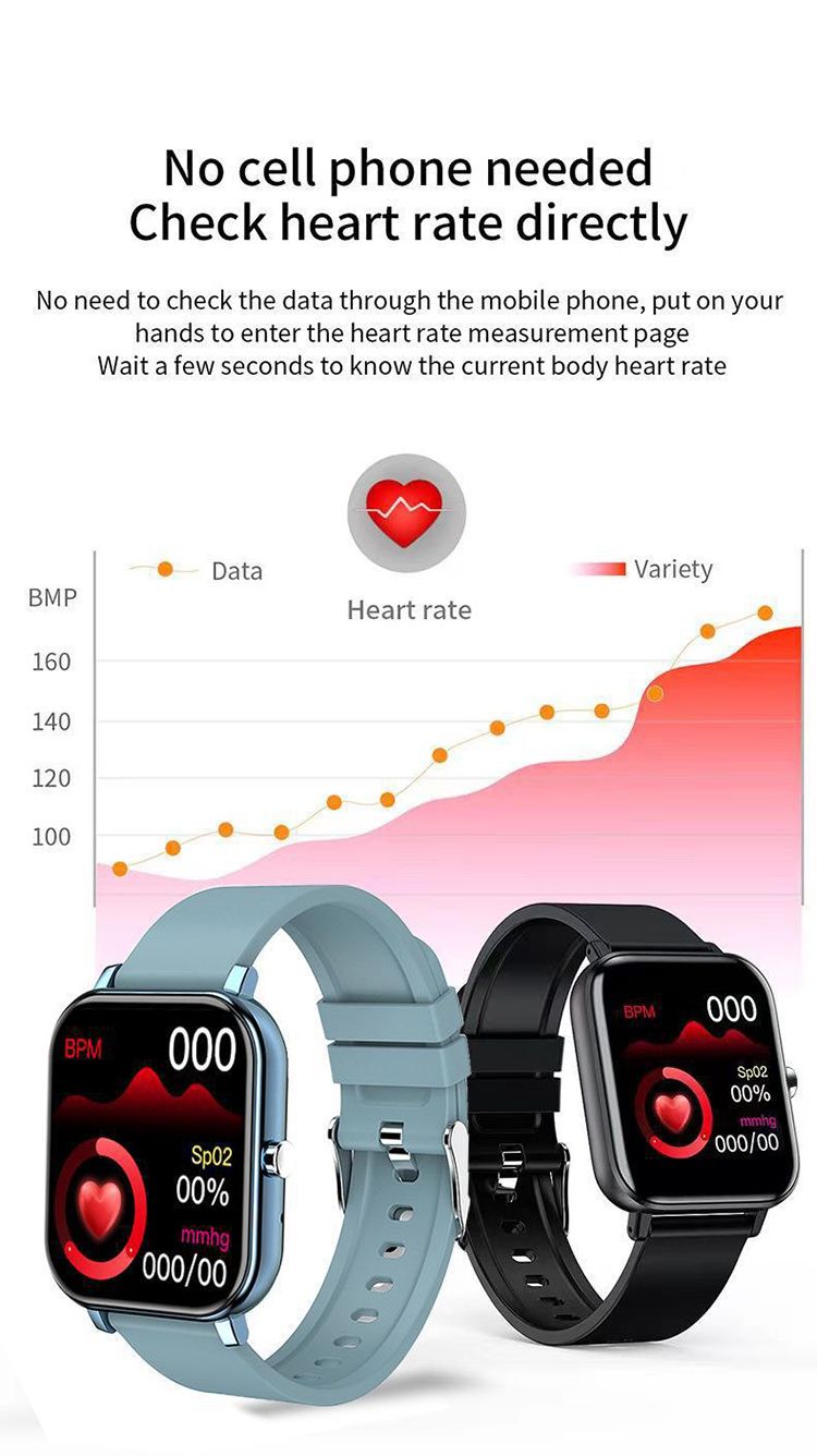 P8 H10 Bluetooth call smart watch heart rate blood pressure Full screen sports smart watch waterproof sports bracelet Men smart watch 1.69inch Touch Control Women Smartwatch Unisex Watches Kids Watch