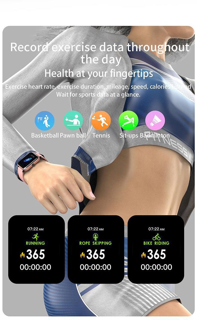 P8 H10 Bluetooth call smart watch heart rate blood pressure Full screen sports smart watch waterproof sports bracelet Men smart watch 1.69inch Touch Control Women Smartwatch Unisex Watches Kids Watch