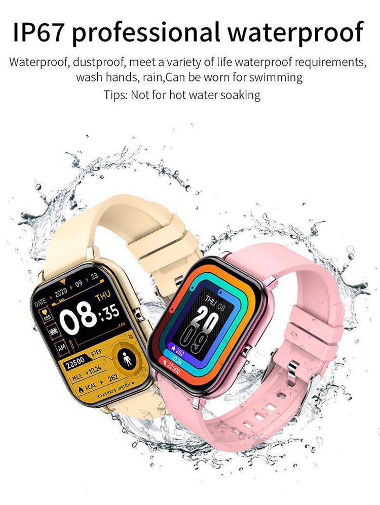 P8 H10 Bluetooth call smart watch heart rate blood pressure Full screen sports smart watch waterproof sports bracelet Men smart watch 1.69inch Touch Control Women Smartwatch Unisex Watches Kids Watch