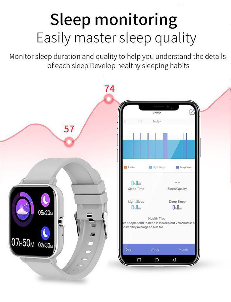P8 H10 Bluetooth call smart watch heart rate blood pressure Full screen sports smart watch waterproof sports bracelet Men smart watch 1.69inch Touch Control Women Smartwatch Unisex Watches Kids Watch