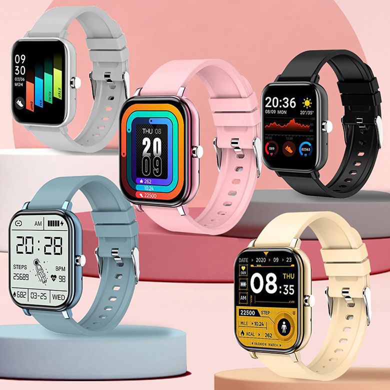 P8 H10 Bluetooth call smart watch heart rate blood pressure Full screen sports smart watch waterproof sports bracelet Men smart watch 1.69inch Touch Control Women Smartwatch Unisex Watches Kids Watch