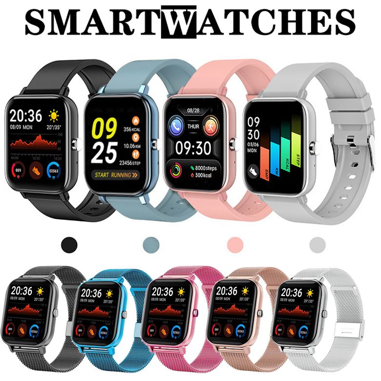 P8 H10 Bluetooth call smart watch heart rate blood pressure Full screen sports smart watch waterproof sports bracelet Men smart watch 1.69inch Touch Control Women Smartwatch Unisex Watches Kids Watch