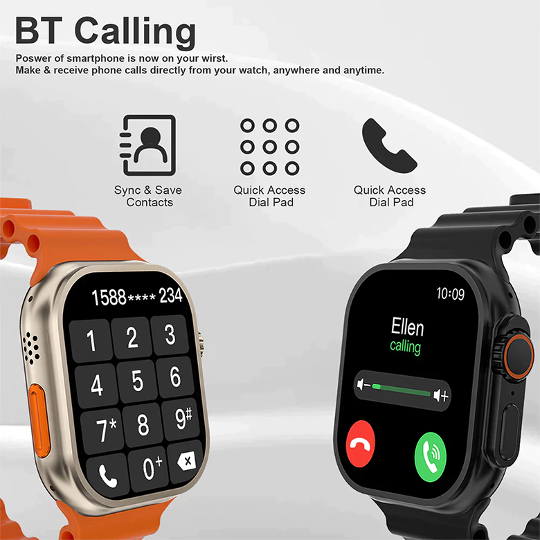 C39 Ultra Watch Ultra 2 Bluetooth Call Smart watch 4 in 1 2.09'' Touch Screen Heart Rate Monitoring Step Count Waterproof Smartwatch Sports Watch With Protective Case Men Smart watch Women Smart Watch