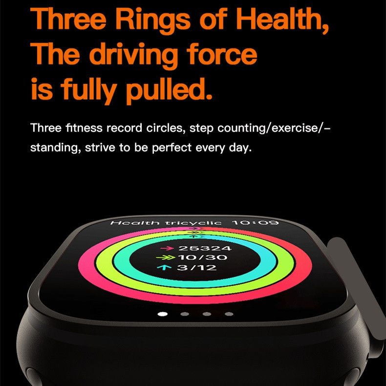 4 in 1 T20 Ultra2 Smart watch Men/Women Bluetooth Call 49mm Full Screen IP67 Waterproof Sports Smart watch For Men Heart rate Monitor Sports Smartwatch Women Smart Watch Kids Watch T900 Ultra S9 Ultra