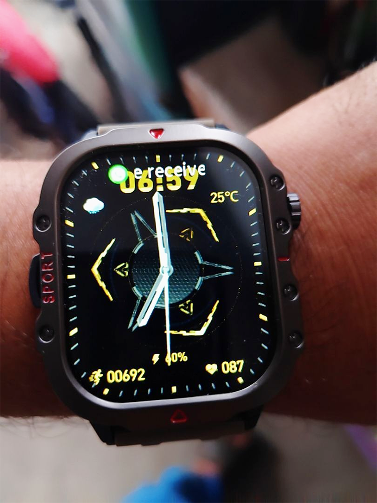 Outdoor Men Smartwatches H11 Smart Watch 2.01'' Men Women 3D Transitions UI Dynamic Island Bluetooth Call Smart Watch Sport Fitness Men's Smartwatch Heart Rate Monitor Flashlight Multifunction Watch
