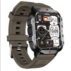 Men's Smart Watch Outdoor mountaineering Fitness Sports Smart Watch For Men H11 Smartwatches With Flashlight Touch Screen Waterproof Watches BT Call Wrist Watch Men Sports Watch Kids Digital Watch