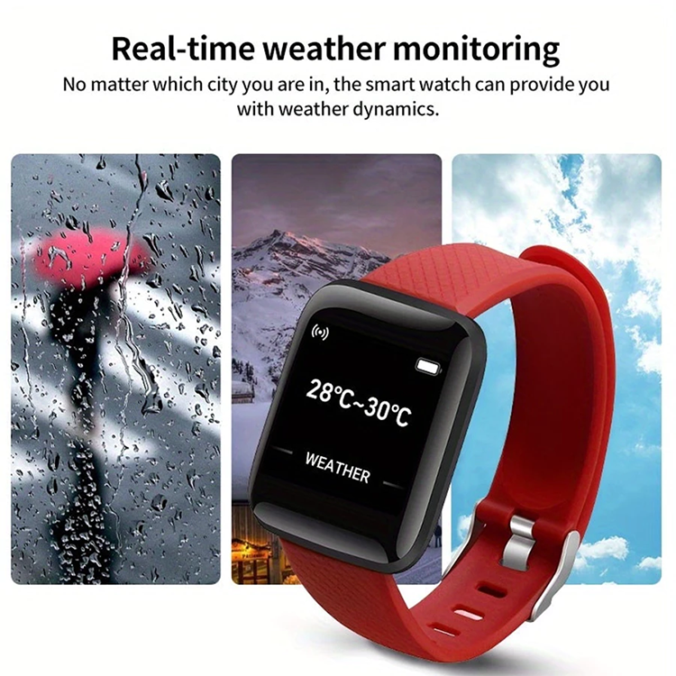 116 Plus Smart Watch Heart Rate Blood Pressure Waterproof smart watch Sports smartwatch For Men smart watch For Kids Bluetooth smart watch for Women Kids Watch Wrist Watch Digital Watch Girl Boy Watch