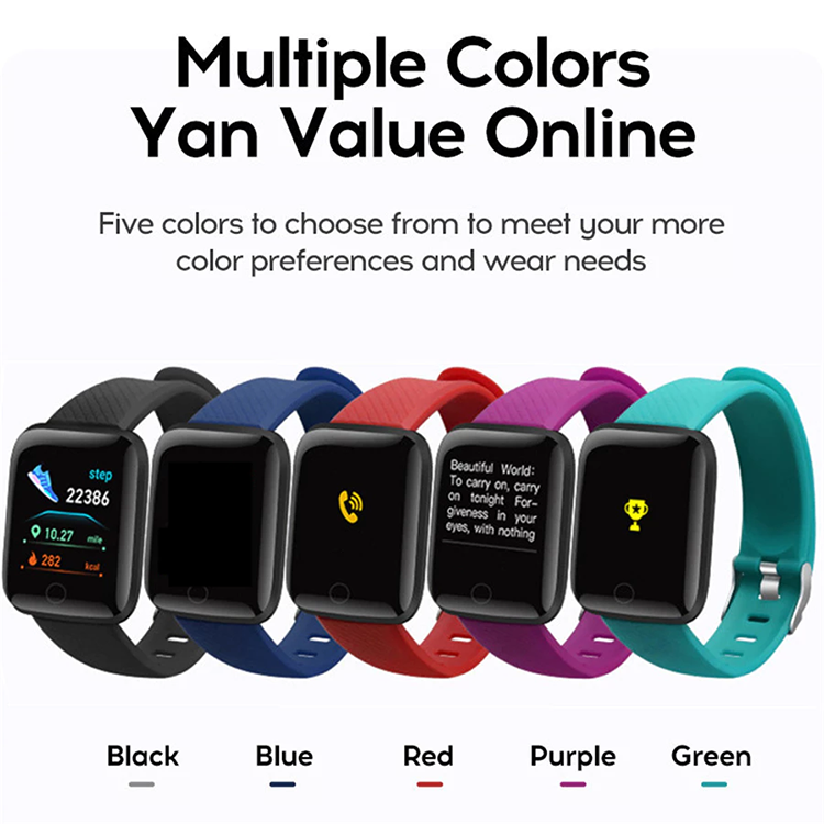 116 Plus Smart Watch Heart Rate Blood Pressure Waterproof smart watch Sports smartwatch For Men smart watch For Kids Bluetooth smart watch for Women Kids Watch Wrist Watch Digital Watch Girl Boy Watch