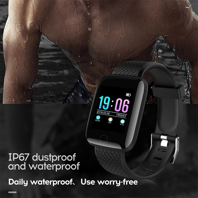 116 Plus Smart Watch Heart Rate Blood Pressure Waterproof smart watch Sports smartwatch For Men smart watch For Kids Bluetooth smart watch for Women Kids Watch Wrist Watch Digital Watch Girl Boy Watch