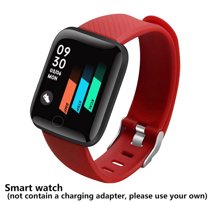 116 Plus Smart Watch Heart Rate Blood Pressure Waterproof smart watch Sports smartwatch For Men smart watch For Kids Bluetooth smart watch for Women Kids Watch Wrist Watch Digital Watch Girl Boy Watch