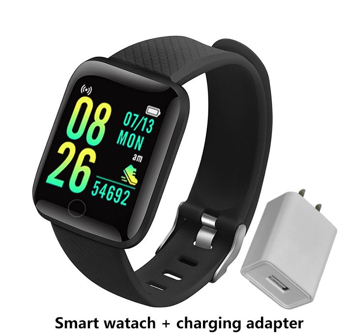 116 Plus Smart Watch Heart Rate Blood Pressure Waterproof smart watch Sports smartwatch For Men smart watch For Kids Bluetooth smart watch for Women Kids Watch Wrist Watch Digital Watch Girl Boy Watch