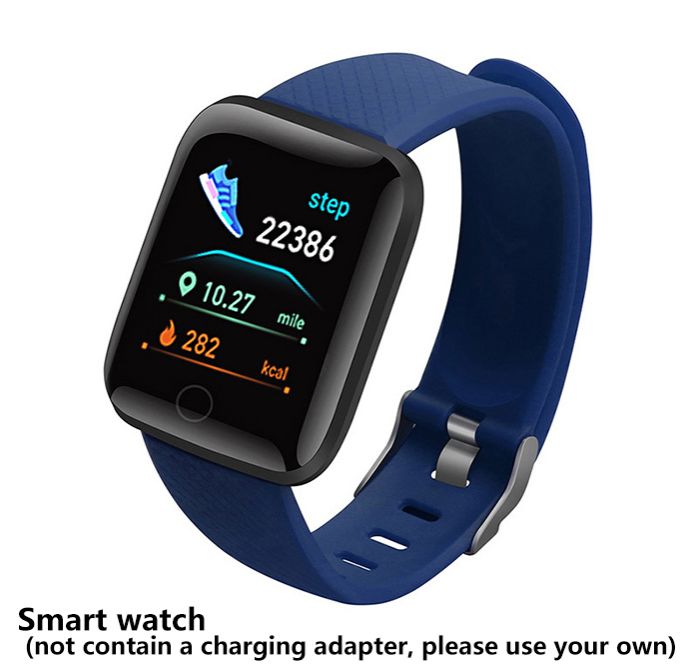 116 Plus Smart Watch Heart Rate Blood Pressure Waterproof smart watch Sports smartwatch For Men smart watch For Kids Bluetooth smart watch for Women Kids Watch Wrist Watch Digital Watch Girl Boy Watch