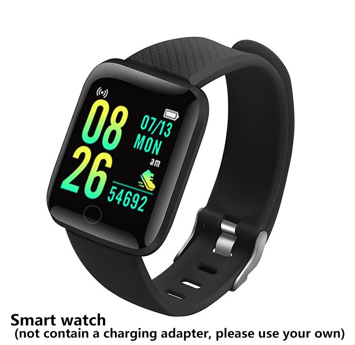 116 Plus Smart Watch Heart Rate Blood Pressure Waterproof smart watch Sports smartwatch For Men smart watch For Kids Bluetooth smart watch for Women Kids Watch Wrist Watch Digital Watch Girl Boy Watch