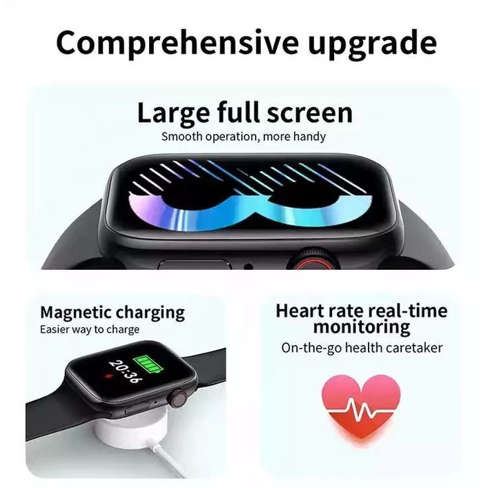 Watch 10 Smart Watch Heart Rate Blood sugar Monitoring watch uric acid automatic blood pressure detection Healthy sleep monitoring Men's Smart watch Women Smartwatch Couple Waterproof Sports watch