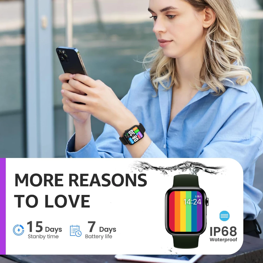 Watch 10 Smart Watch Heart Rate Blood sugar Monitoring watch uric acid automatic blood pressure detection Healthy sleep monitoring Men's Smart watch Women Smartwatch Couple Waterproof Sports watch