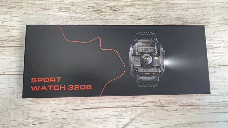 Men's Smart Watch Outdoor Sports Smart Watch S320B Bluetooth Call Sports Watch Compass Waterproof Smart Watch For Men Heart Rate Blood Pressure Blood Oxygen Monitoring Smartwatches With Flashlight