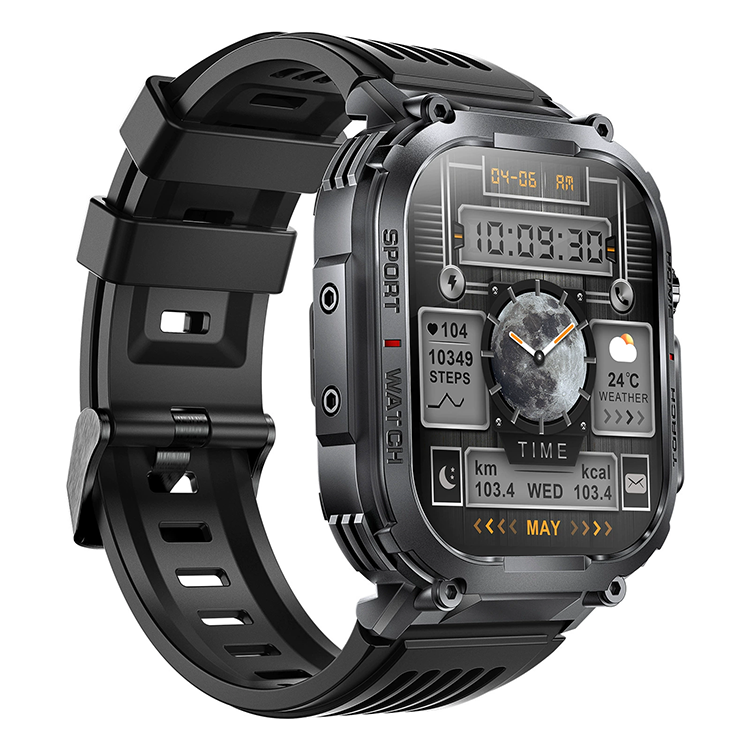 Men's Smart Watch Outdoor Sports Smart Watch S320B Bluetooth Call Sports Watch Compass Waterproof Smart Watch For Men Heart Rate Blood Pressure Blood Oxygen Monitoring Smartwatches With Flashlight