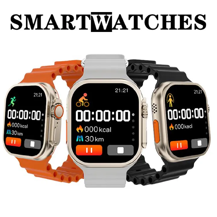 S8 Ultra Max Smart Watch Heart Rate Monitoring BT Call Bluetooth Series 8 Smart Watch Ultra Men Women Sports Watch Waterproof Smart Watch 49mm Couple Watch NFC Weather Reminder Women Watch Men Watch