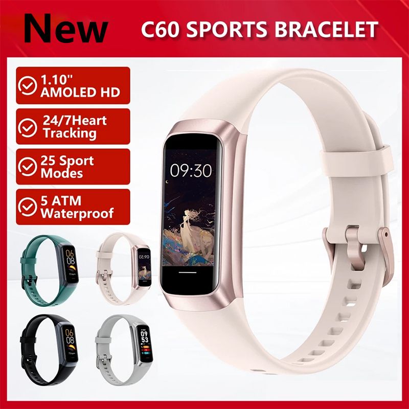New Women Smart Watch Men Smartwatch 1.1'' AMOLED Screen Waterproof Watches Fitness Tracker Sports Smartwatch Wrist Band Bluetooth Call Smartwatch For Android Xiaomi IOS Samsung Infinix Ladies Watch