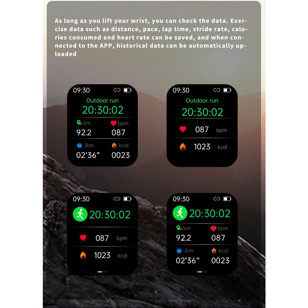 Smartwatches Men smart watch Steel Band Blood Glucose Sugar Oxygen Pressure Sports Watch Woman Smartwatch 1.91'' Screen Body Temperature Monitor Smart watch for woman couple watches for IOS Android