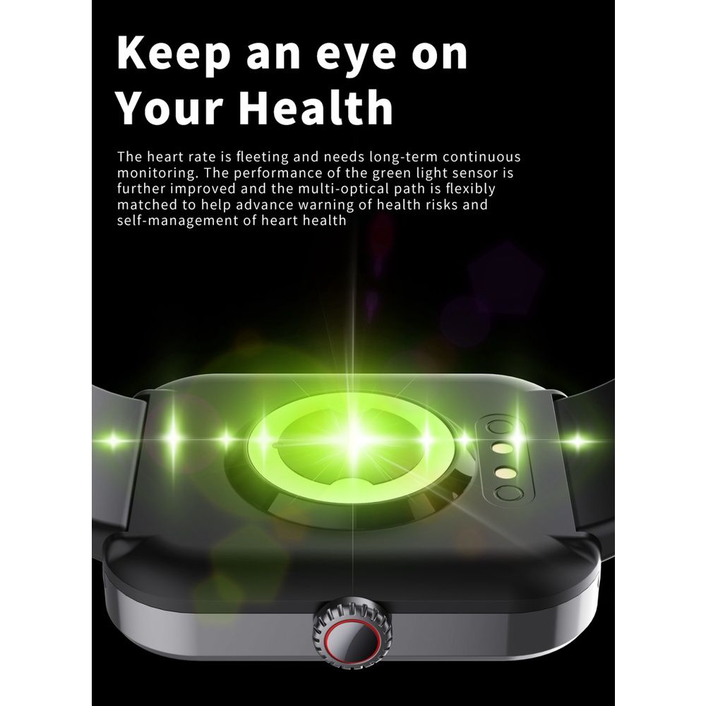 Smartwatches Men smart watch Steel Band Blood Glucose Sugar Oxygen Pressure Sports Watch Woman Smartwatch 1.91'' Screen Body Temperature Monitor Smart watch for woman couple watches for IOS Android