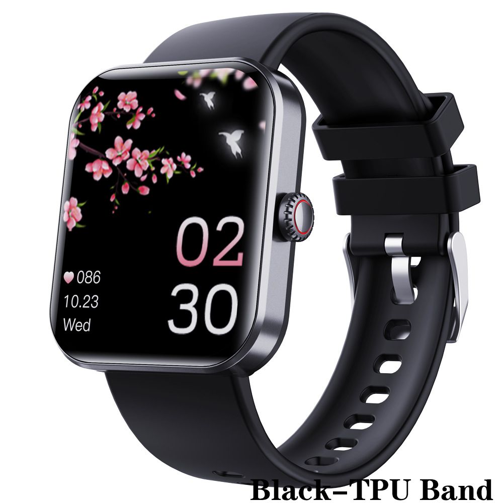 Smartwatches Men smart watch Steel Band Blood Glucose Sugar Oxygen Pressure Sports Watch Woman Smartwatch 1.91'' Screen Body Temperature Monitor Smart watch for woman couple watches for IOS Android