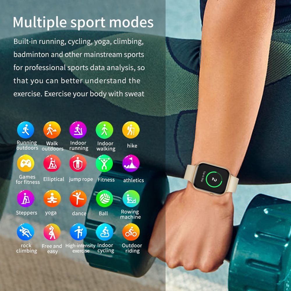G44 smart watch bracelet blood pressure blood oxygen heart rate monitoring waterproof smart watch sports smart watch men's watch women's smartwatch PU leather strap business casual fashion watch