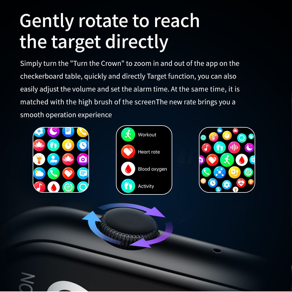 G44 smart watch bracelet blood pressure blood oxygen heart rate monitoring waterproof smart watch sports smart watch men's watch women's smartwatch PU leather strap business casual fashion watch