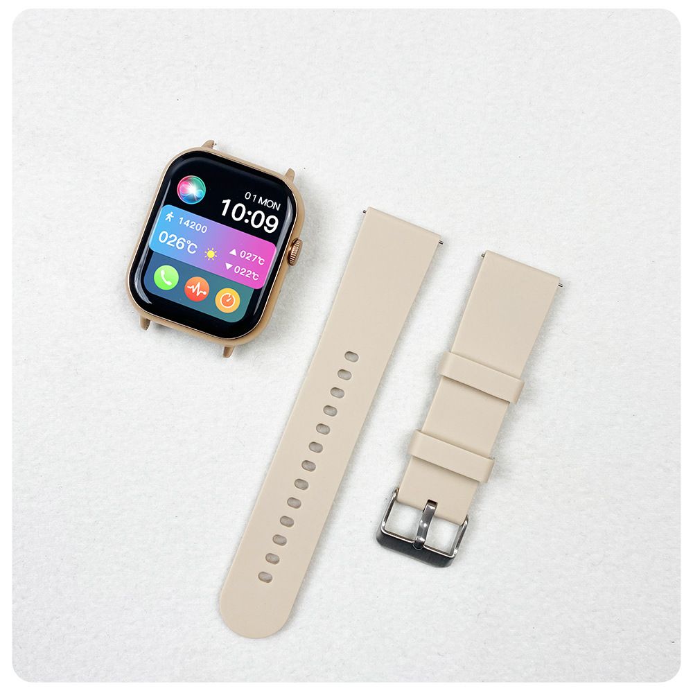 G44 smart watch bracelet blood pressure blood oxygen heart rate monitoring waterproof smart watch sports smart watch men's watch women's smartwatch PU leather strap business casual fashion watch