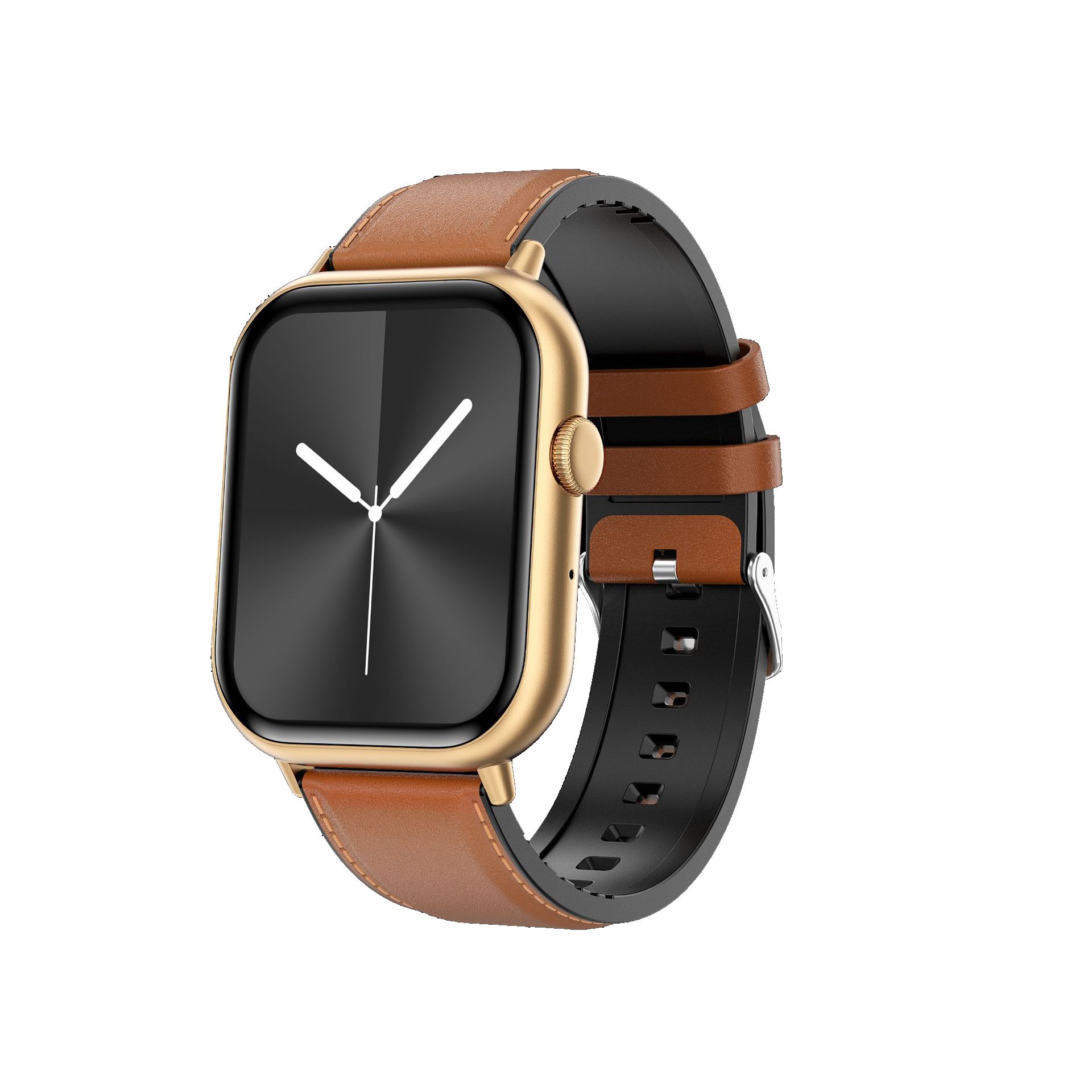 G44 smart watch bracelet blood pressure blood oxygen heart rate monitoring waterproof smart watch sports smart watch men's watch women's smartwatch PU leather strap business casual fashion watch