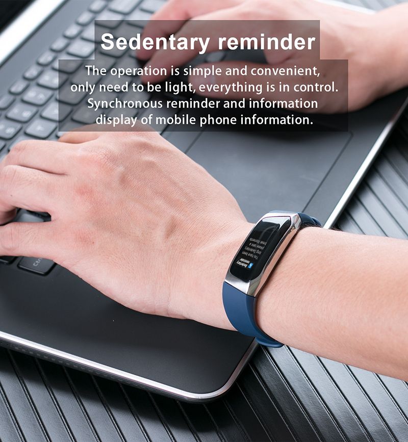 E18 Smart Bracelet Bluetooth Call Men Smart Watch Women Smartwatch Heart Rate Test Waterproof Sports Smart watch 0.96'' Curved screen touch Control Step Count Blood Pressure Monitor Couple Watches