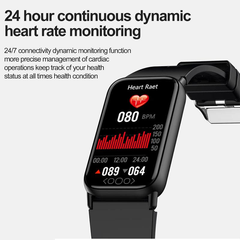 Smart Watch For Men Blood Glucose Sugar Oxygen Pressure Sports Watch TK72 Smart Band 1.47'' Screen Body Temperature Monitoring Bluetooth Call Smart watch for woman Digital Watch Wrist Watch Men Gift