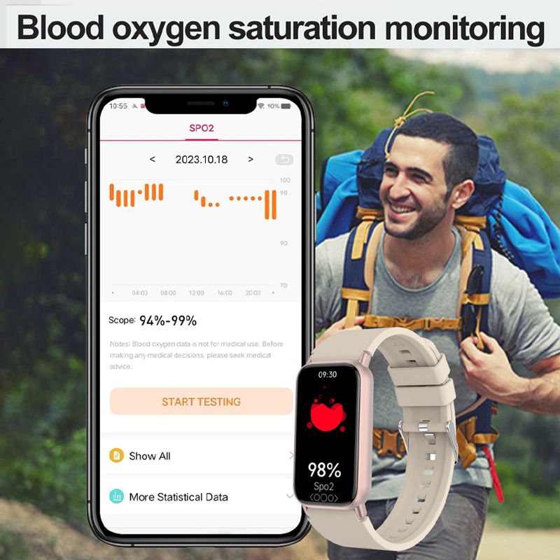 Smart Watch For Men Blood Glucose Sugar Oxygen Pressure Sports Watch TK72 Smart Band 1.47'' Screen Body Temperature Monitoring Bluetooth Call Smart watch for woman Digital Watch Wrist Watch Men Gift