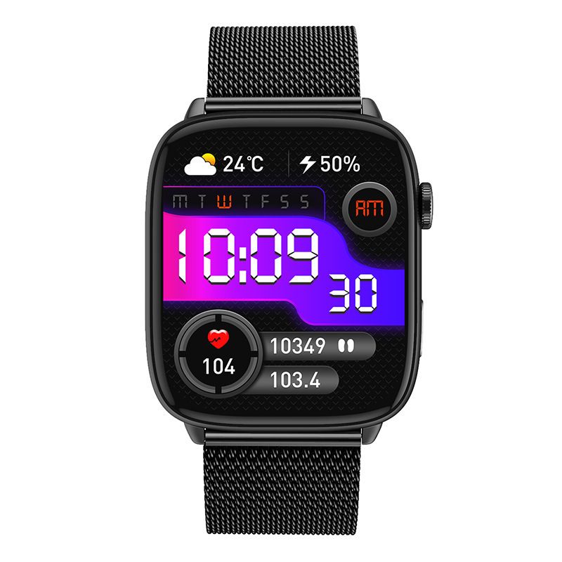 CY18 Women's Smart Watch AMOLED Screen Bluetooth Smart Watch Men Woman Health Monitor Sports Watch Blood Oxygen Heart Rate Monitor Fitness Sports Smart Watch Waterproof Women Gold Watch Men Smartwatch