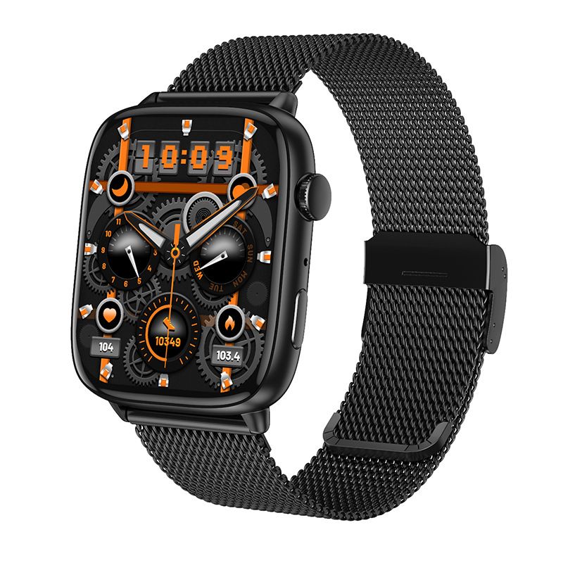 CY18 Women's Smart Watch AMOLED Screen Bluetooth Smart Watch Men Woman Health Monitor Sports Watch Blood Oxygen Heart Rate Monitor Fitness Sports Smart Watch Waterproof Women Gold Watch Men Smartwatch