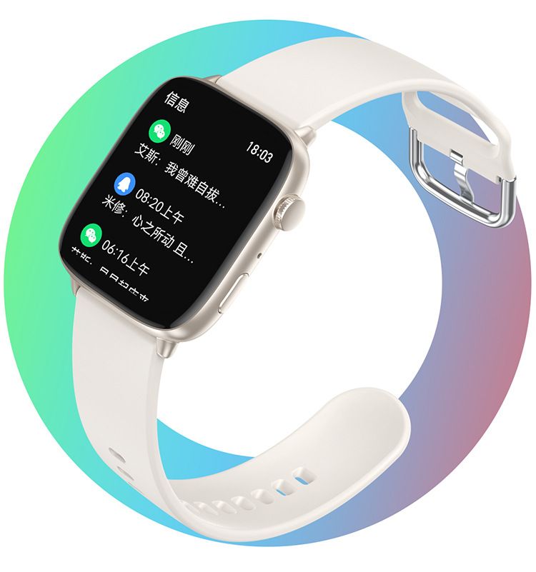 CY18 Women's Smart Watch AMOLED Screen Bluetooth Smart Watch Men Woman Health Monitor Sports Watch Blood Oxygen Heart Rate Monitor Fitness Sports Smart Watch Waterproof Women Gold Watch Men Smartwatch