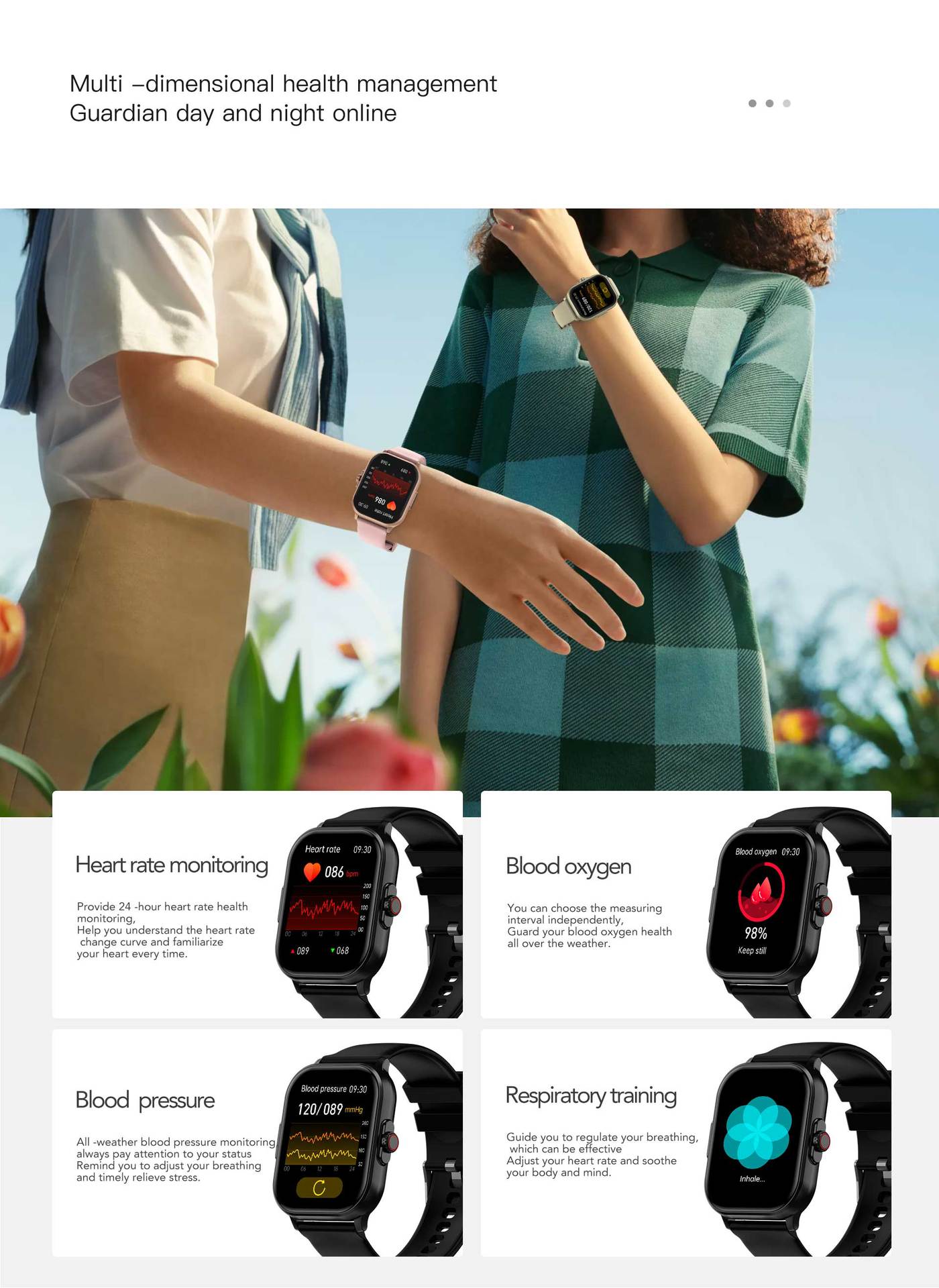 Bluetooth Smartwatch E02 ECG Monitor Blood Pressure Measurement Smartwatch Men heart rate 2.01'' full touch Waterproof Men Smart Watch Blood Sugar Test Woman Smart Watch Unisex Watch GPS Sports Watch