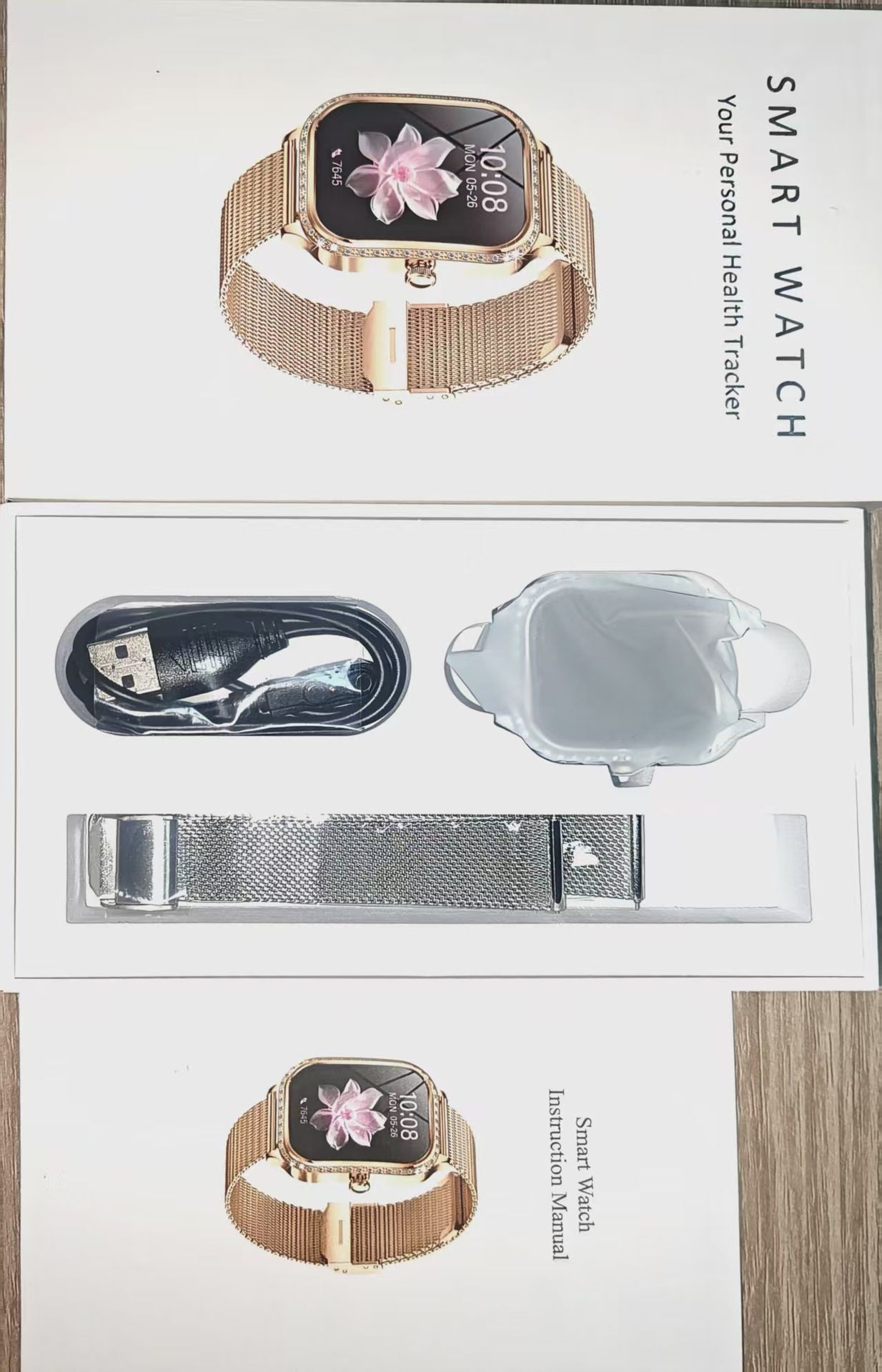 Women smart watch MK88 1.75-inch curved screen Bluetooth call Heart Rate monitor waterproof watch Women Smartwatch Ladies Watch Sports Smart Watch For Women PU Leather Lady Smart Watch With diamonds