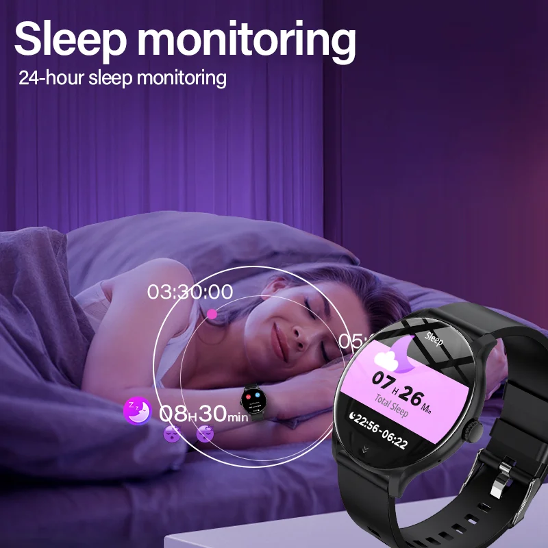 LXASFIT 2025 New Smart Watch Heart Rate Sleep Health Monitor Bluetooth Talk Ladies Sport Smart Watch for Android IOS Men Smart Watch Women Smart Watch Kids Smartwatch Fitness Round Screen Ladies Watch